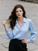 Comercio Exterior Europeo y Americano Transfronterizo Camisas de Manga Larga para Mujer, Elegantes y Versátiles, Ropa Profesional Holgada para Mujer al por Mayor, Estilo Delgado de Gama Alta para Mujer