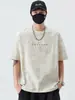 Camiseta de manga corta para hombre, nuevo modelo verano 2026, diseño americano, tie-dye, moderna, holgada, casual, ropa de hombre de media manga