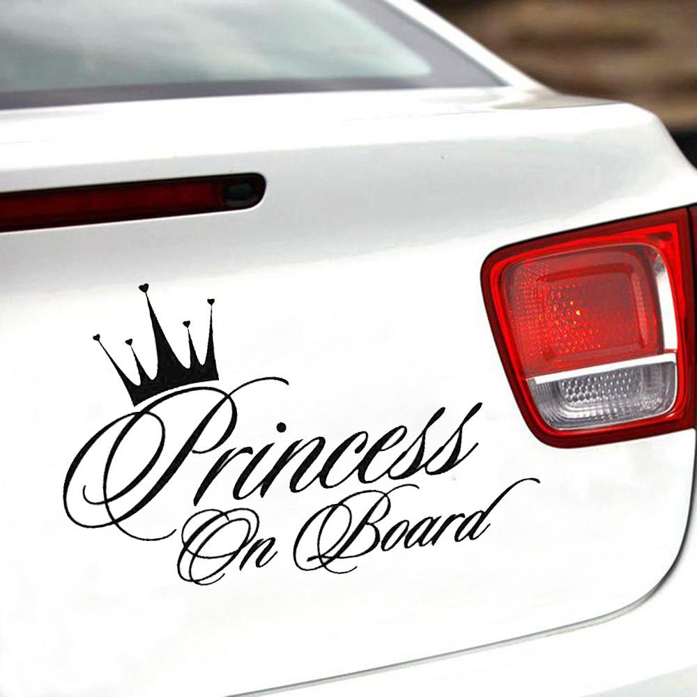 Car-Sticker-Princess-Baby-On-B