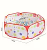 Cerca para Piscina de Areia Infantil, Brinquedo Piscina de Bolinhas Oceânicas, Piscina Tenda de Tiro Dobrável para Interior, Jogo de Praia Cassia Escalada