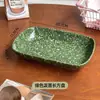 Estilo Ins Coreano Tigela de Tinta Salpicada Cerâmica Retro Tigela para Frutas Iogurte Cereal Café da Manhã Tigela Grande de Arroz Tigela de Sobremesa Conjunto