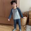 Pijama para Niños, Conjunto de Ropa de Otoño para Niños, Traje de Licra Resistente al Agua de Color Sólido, 25 Prendas de Casa para Otoño e Invierno para Niños y Niñas