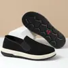 Novos Tênis de Lona Três Provas Estilo Novo Primavera e Verão Tênis de Lona Old Beijing Tênis Casuais Masculinos Confortáveis Respiráveis Slip-on Tênis de Pai