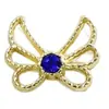 Nuevos Accesorios de Aleación para Arte de Uñas de Mariposa, Alas de Mariposa Metálicas Huecas Tridimensionales de Lujo Ligero con Pedrería, Decoraciones de Uñas DIY