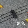 Cuerda para colgar etiqueta de doble enchufe cuerda para colgar cuerda de etiqueta cuerda de línea hebilla de línea hebilla de línea hebilla doble cuerda de poliéster cuerda para colgar rectangular redonda