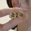 Pendientes de Diseño de Alta Gama 2025, Nuevos y de Moda, Estilo Popular en Línea, Clavos Geométricos Simples, Elegantes