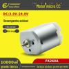 Apontador Elétrico Motor Escova de Dente Moedor de Unha Motor CC Cortador de Cabelo de Alta Velocidade Fk260A Micro Elétrico