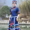Novos Trajes de Performance Femininos Miao do Terceiro Dia de Março de Guangxi Zhuang Trajes Étnicos Trajes de Dança Tujia Yi