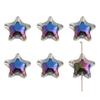 Cuentas Color Fantasma Color Transparente Chapado Estrellas de Caramelo Redondas con Cuentas DIY Hecho a Mano Joyería Pulsera Accesorios Material
