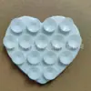 Ventosa de silicona de doble cara en forma de corazón transfronteriza 15-grano soporte para teléfono móvil pegatinas antideslizantes fábrica en stock soporte generación