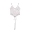 ZA comercio exterior transfronterizo artículo popular de ropa para mujer 2026 verano nuevo moda europea y americana top corsé floral de doble capa para mujer