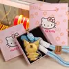 Bolsa de Teléfono Colgante de Dibujos Animados Lindos Kuromi Kt Hello Kitty Oro Puro 999 Nuevo para Regalo del Día de San Valentín