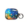 Funda para Auriculares Samsung Galaxy Buds3Pro Caricatura Flor Pintura al Óleo Carcasa Buds3Fe Bluetooth Cubierta Protectora
