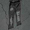Invierno Moda Distintiva Estampado de Letras de Espuma Sudadera con Capucha y Bolsillo Pulóver High Street Holgada Casual Pantalones para Hombres y Mujeres