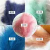 Materiais de artesanato DIY para decorações de penas de 50 cores, acessórios de apanhador de sonhos, adereços para atirar bolhas e enchimento com penas de ganso coloridas.