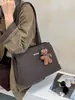 Bolsa Composta Xadrez Preto e Branco Grande Capacidade Portátil Estilo Preguiçoso Coreano Para Ir ao Trabalho Passeio Versátil Bolsa de Mão Ombro Tote