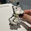 2025 nuevo clip de agarre para la parte trasera de la cabeza con halo de gasa de temperamento, clip de plátano para la parte trasera de la cabeza con lazo de pedrería lindo original