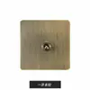 Enchufe de Pared Retro de Palanca Cepillada Bronce Hong Kong Singapur Malasia Oriente Medio Estándar Británico 13A