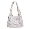 Bolso de Hombro Floral Dulce Coreano para Chica Estudiante Universitaria Clase Alta Bolso de Axila para Viajero Bolso de Compras de Gran Capacidad