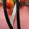Suministro Directo de Fábrica de Cinturón de Vientre de Serpiente de Nylon Ingredientes para Ropa Se Puede Usar como Cuerda Ruyi Cinturón de Vientre de Serpiente Negro y Blanco Stock Listo Venta al por Mayor