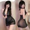 Falda de cadera de discoteca sexy Pasión Tentación Ropa interior sexy Pijamas de coqueteo femenino Secretaria juega Ropa Micro Pureza