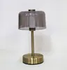 Luz de Noche Pequeña con Ambiente de Camping de Moda para Dormitorio Uso en el Hogar, Iluminación para Lectura, Recargable, Regulable, Lámpara de Mesa de Color Ajustable