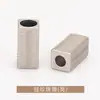 Patrón Rectangular Campana Metálica Colgante Cuerda de Tubo Recto Hebilla de Cabeza Hebilla de Cola de Cuerda de Pantalón de Aleación de Zinc Jinda Accesorios de Ropa