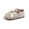 Zapatos de Princesa con Lazo para Niña Pequeña 2026 Primavera/Verano Nuevos Zapatos Mary Jane Versátiles Elegantes Calados Tejidos para Niños