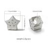 Decoración de Cordones DIY de Diamantes Completos Transfronteriza Hebilla Metálica con Diamantes y Perlas Trébol de Cuatro Hojas con Agujeros para Decoración de Tenis Hebilla