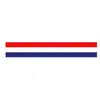 Guirnalda de cubierta de techo tricolor con personalidad para coche, Alemania, Italia y Francia, decoración de cubierta de motor tricolor, pegatinas para coche