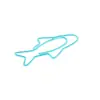 Clips para Papel Creativos de Delfín Colorido, Clips para Papel de Tiburón Azul, Clips para Papel con Forma de Ballena, Venta al por Mayor