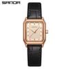 Sanda pulseira de aço alta qualidade medieval pequeno quadrado quartzo feminino relógio moda temperamento pulseira Joker luxo leve relógio de pulso atacado