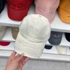 Gorra de béisbol con agujeros desgastados y lavado sucio, de moda urbana, para hombre y mujer, gorra con bordado de letras coreanas para primavera y verano, gorra para el sol