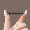 Pinza para el pelo de estampado de leopardo para mujer, estilo nuevo, para flequillo y cabellos sueltos, pinza lateral invisible estilo coreano, accesorio para el cabello