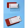 Estante Etiqueta Magnética Señal de Almacén Tarjeta de Ubicación de Almacenamiento Imán Fuerte 6*10 Tarjeta de Inventario Titular de Tarjeta de Identificación de Material