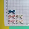 Cadarços Estampados Fofos Acessórios de Laço Recortados Headdress DIY Capa de Celular Decoração com Remendo Buraco para Cola Cremosa Sapatos