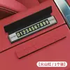 Placa de Estacionamento Temporário Criativa em Liga de Alumínio, Placa de Número de Celular para Carro, Placa Metálica Luminosa Oculta para Carro em Movimento