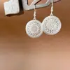 Brincos de Prata Imitação Yunnan e Guizhou Brincos Estilo Étnico Gancho de Orelha Pavão Retrô Acessórios para Brincos Fornecimento de Pontos Turísticos Presentes