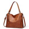 Bolso Otoño e Invierno Nuevo Bolso de Cuero Suave para Mujer Portátil Moda Europea y Americana Bolso de Cuero Moderno Casual Bolso Bandolera de Hombro para Mujer