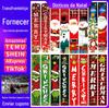 2025 Nova Cortina de Porta de Casal de Natal da Amazon Decoração de Papai Noel Festa de Feriado Bandeira de Halloween Personalização