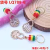 Peluca Accesorios de Rastas Anillo para el Cabello Goma para el Cabello Pinza para el Cabello Trenzada Adorno para el Cabello de Aleación Hueca con Pedrería Hebilla para el Cabello Colgante Resorte Pequeño Accesorio