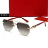 Nuevas Gafas de Sol Europeas y Americanas de Borde Cortado Transfronterizas, Gafas de Montura Redonda, Gafas de Sol de Moda para Mujer, Estilo Versátil y Único 3161