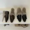 Nuevos Mocasines de Felpa Cálidos sin Cordones para Mujer Otoño/Invierno 2026, Elegante Ropa de Abrigo, Aumento Oculto de Altura, Zapatos Versátiles para Conducir