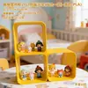 Decoração de Casa de Bonecas com Laço 3D Modelo de Armário Suporte de Exibição Multicamadas Brinquedo Bule Camada de Exibição de Perfume Prateleira de Exibição em Camadas