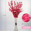 Flor Artificial de Flor de Pêssego Simulada Buquê de Casamento Floral Feito à Mão de Alto Nível Paisagismo de Salão de Casamento DIY Parede de Flores Arranjo de Flores de Chão
