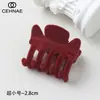 Moderna Pinza para el Cabello Pequeña con Forma de Mariposa para Otoño e Invierno, Superficie Simple de Felpa, Sujetador de Cola de Caballo Alta, Pinza Versátil con Agarre de Terciopelo