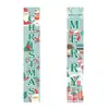 Tela de Fondo Navideño Transfronteriza Personalizada Bandera de Jardín Pareja Cortina de Puerta Pancarta Navideña Bandera de Fiesta para Puerta Decoración