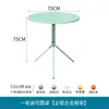 Mesa e cadeira de exterior celebridade da internet loja de chá com leite cafeteria combinação de mesa e cadeira de exterior móveis de lazer exterior exterior cadeira totalmente em alumínio