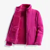 Una Chaqueta de Forro Polar Similar para Mujer, Top de Forro Polar, Cárdigan Sudadera Gruesa de Forro Polar Coral Reversible para Otoño e Invierno
