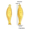 Personalidad Europea y Americana Acero Inoxidable Chapado en Oro de 18K Concha Marina/Corazón Sol Colgante DIY Colgante de Collar Accesorios de Joyería